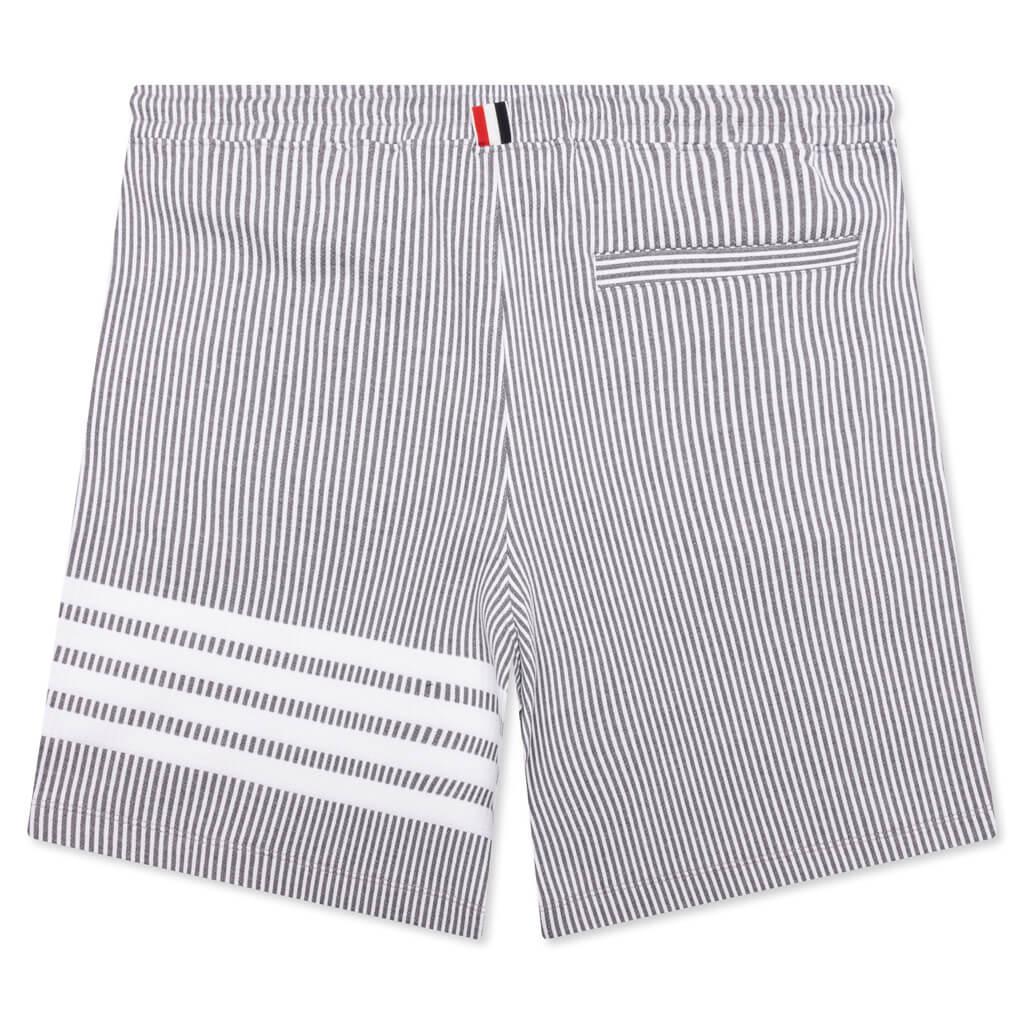 Seersucker Loopback Sweatshorts - Light Grey Male Product Image