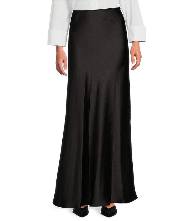 Tara Jarmon Jesta Woven Satin Maxi Pencil Skirt Product Image