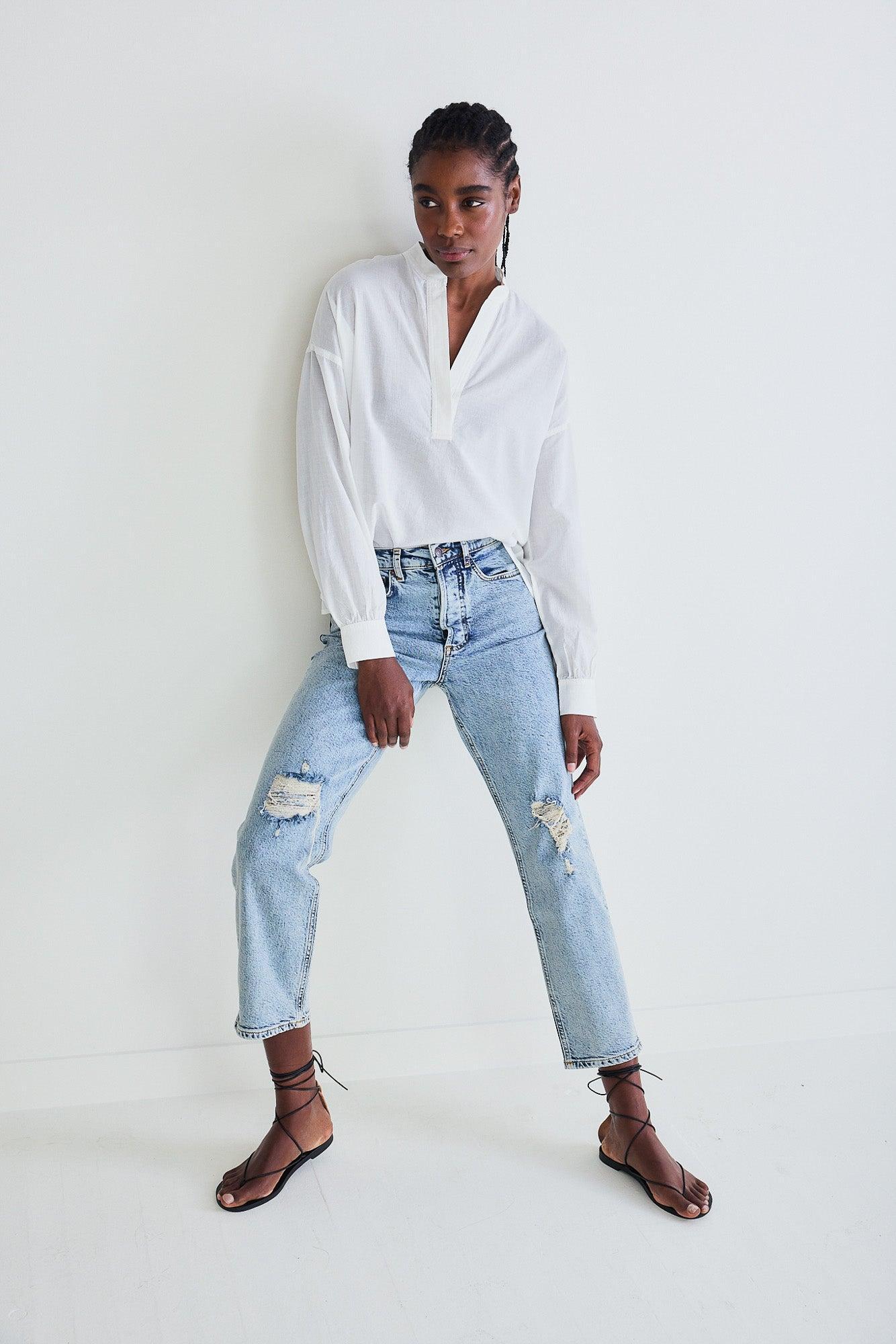 The 90s Loose Fit Denim Pants Product Image