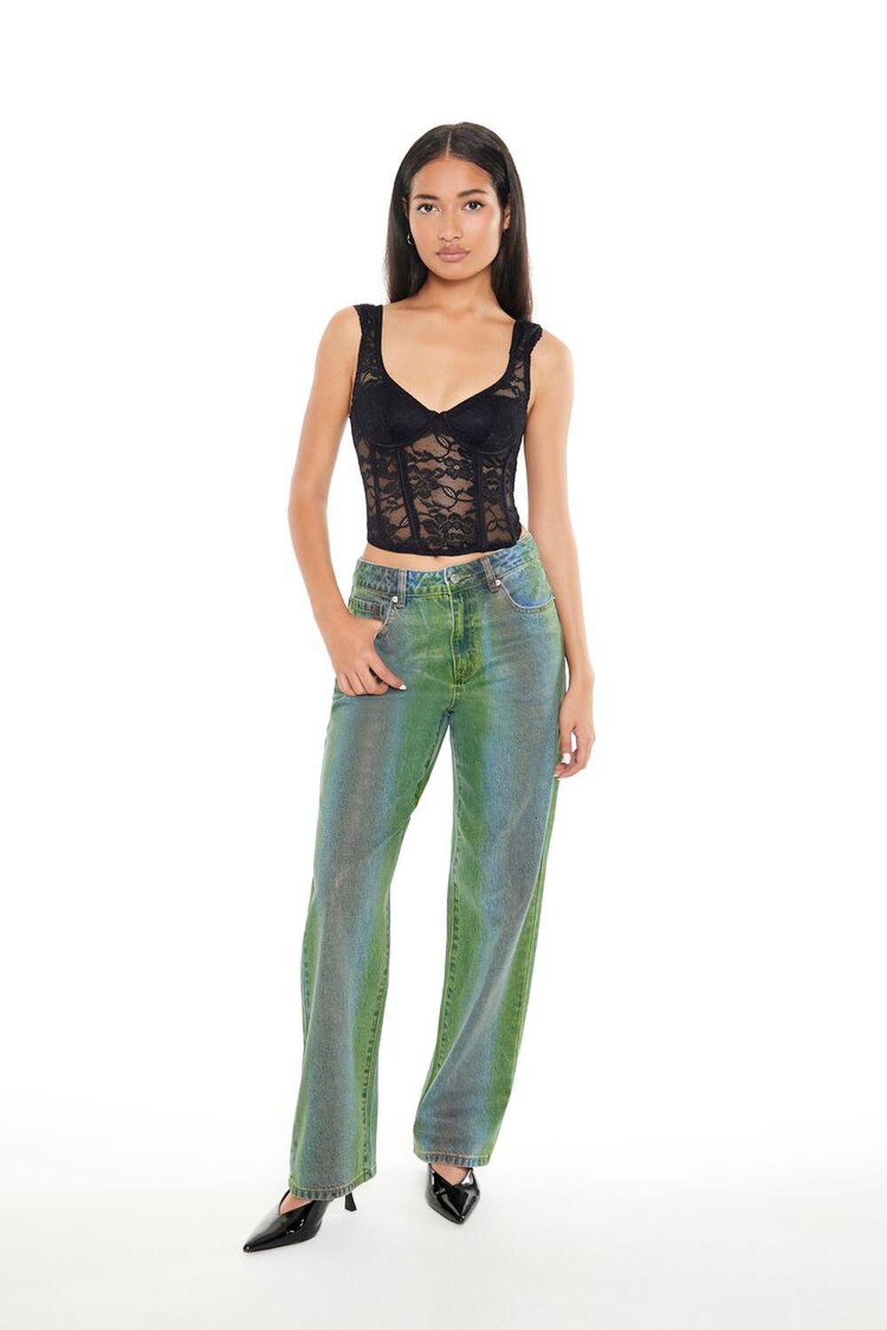 Gradient Straight-Leg Jeans | Forever 21 Product Image