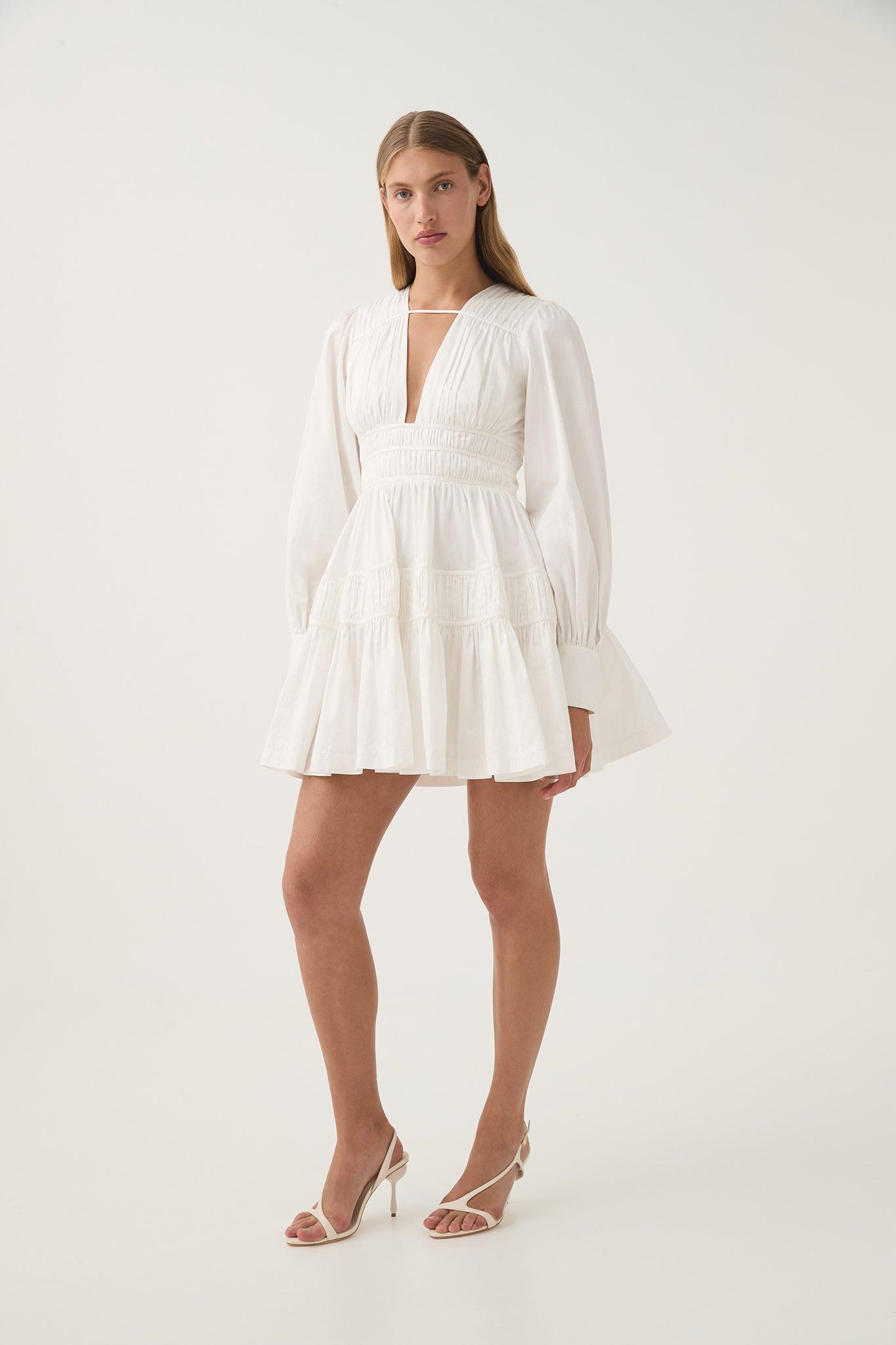 Fallingwater Ruched Mini Dress Product Image