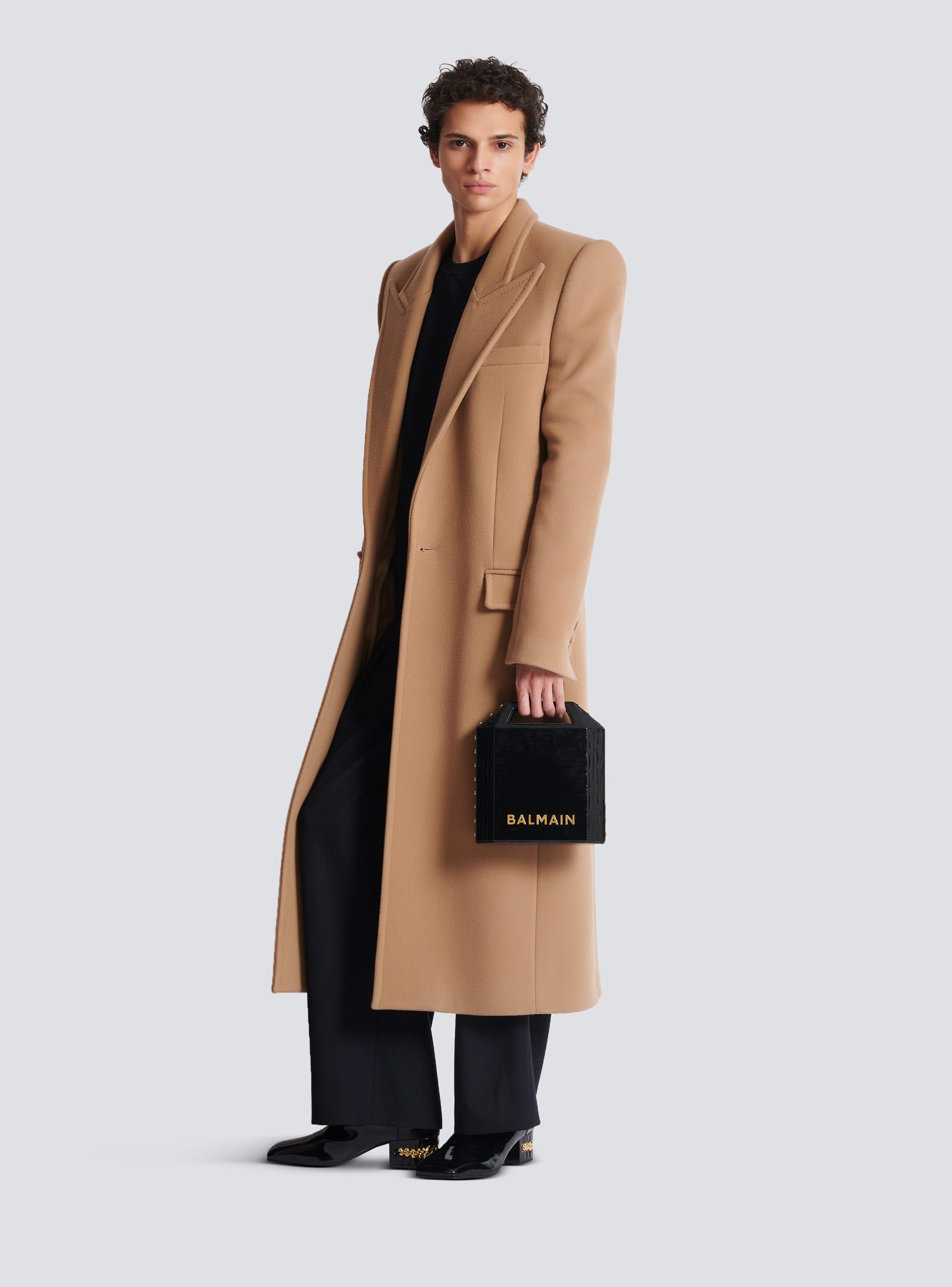 Long wool and cashmere coat Product Image