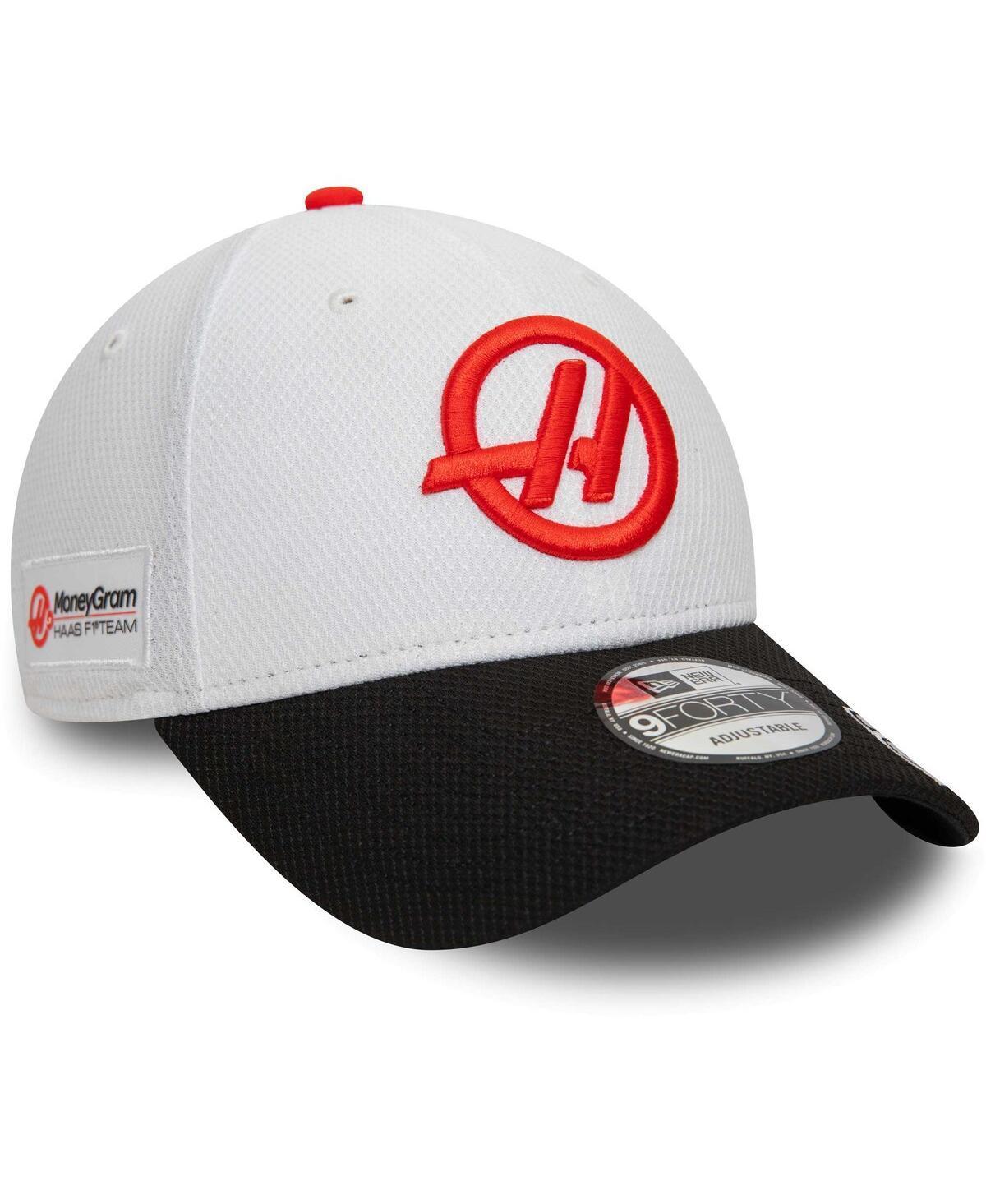 Mens New Era White Haas F1 Team Driver 9FORTY Adjustable Hat Product Image