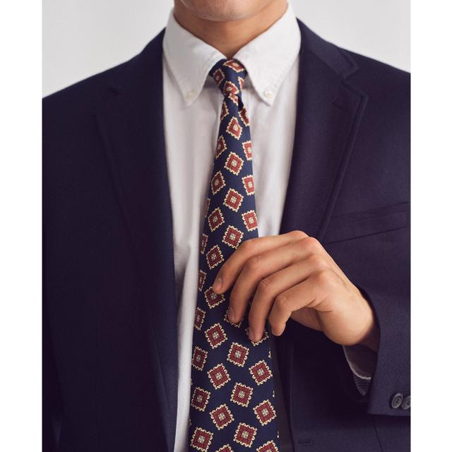 SIlk tie in print Product Image