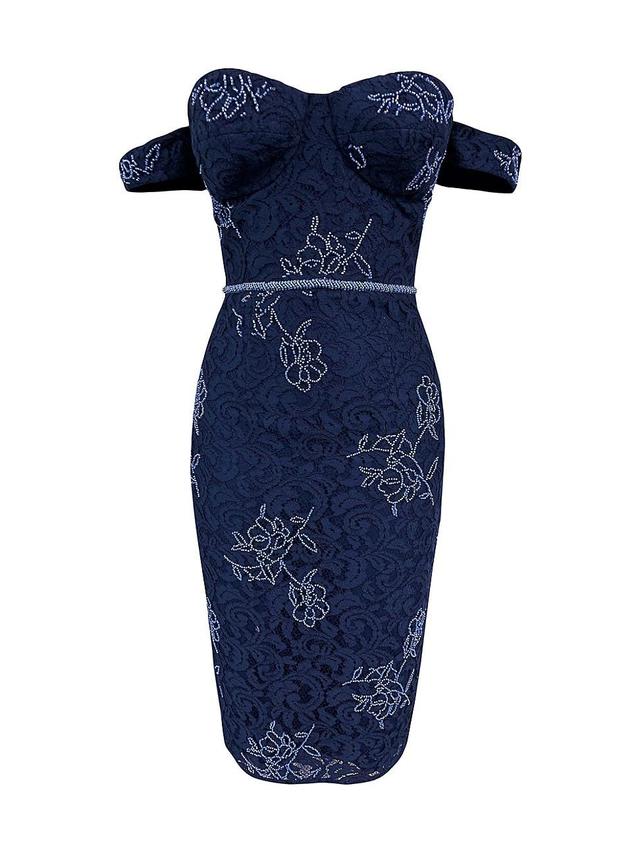 Womens Marietta Floral Cocktail Dress Product Image