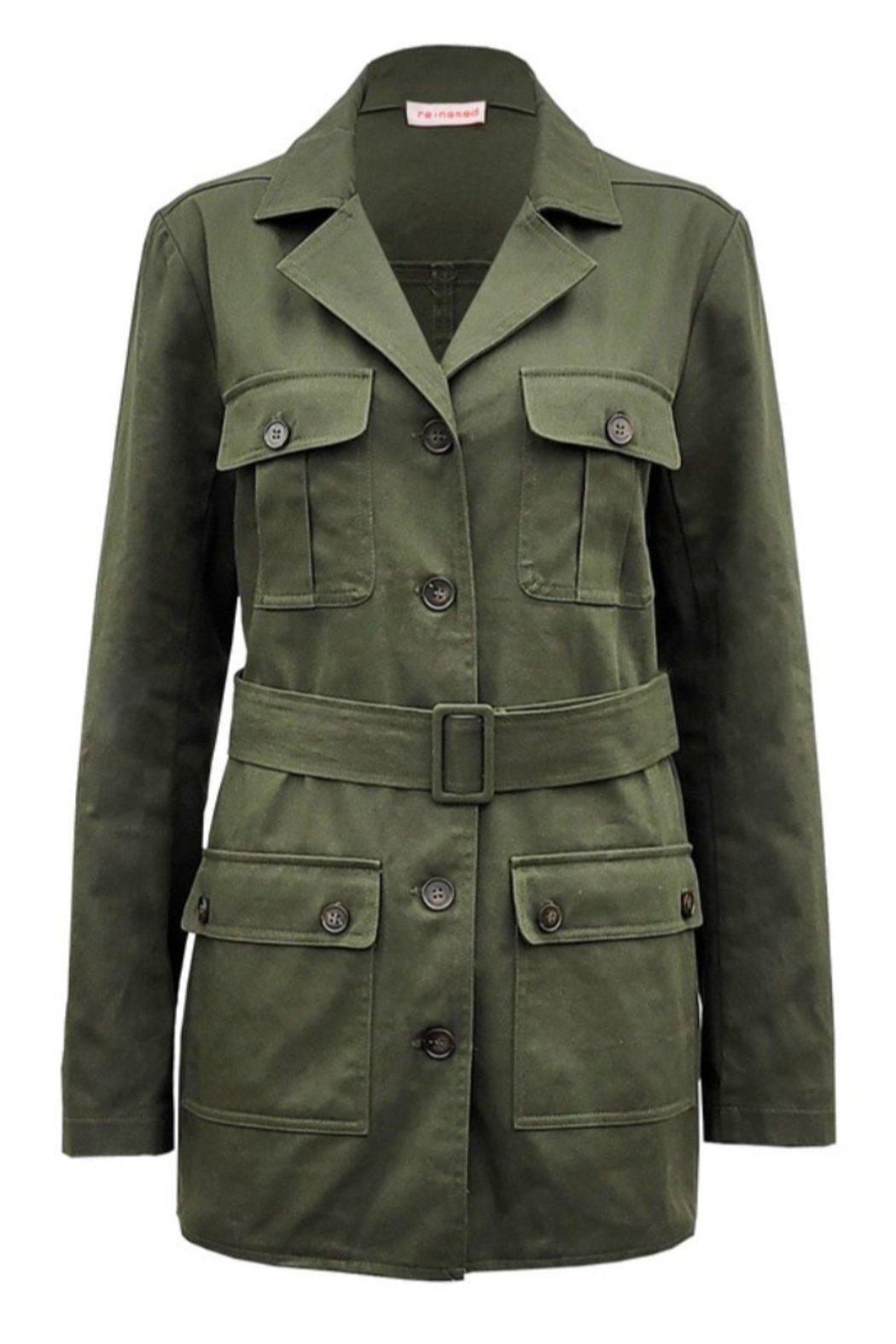 Belted Utility Jacket Female Product Image