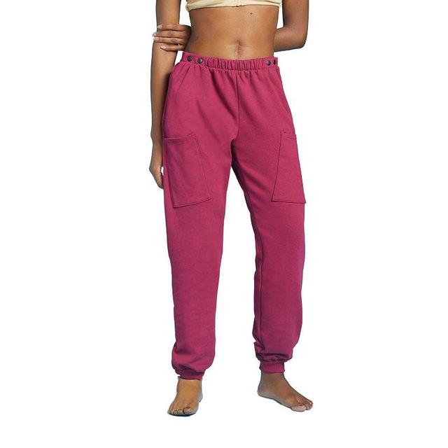 Slick Chicks Adaptive Accessible Fitted Joggers, Womens Purple Product Image