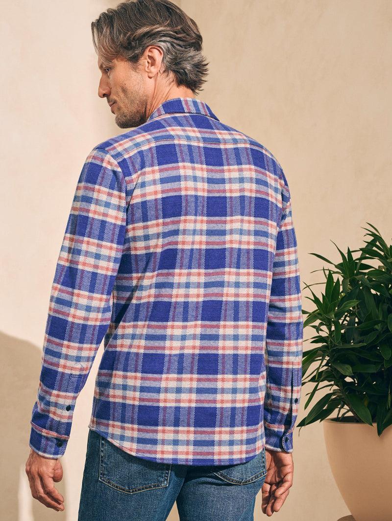 Legend™ Sweater Shirt - Navy Skyline Plaid Product Image