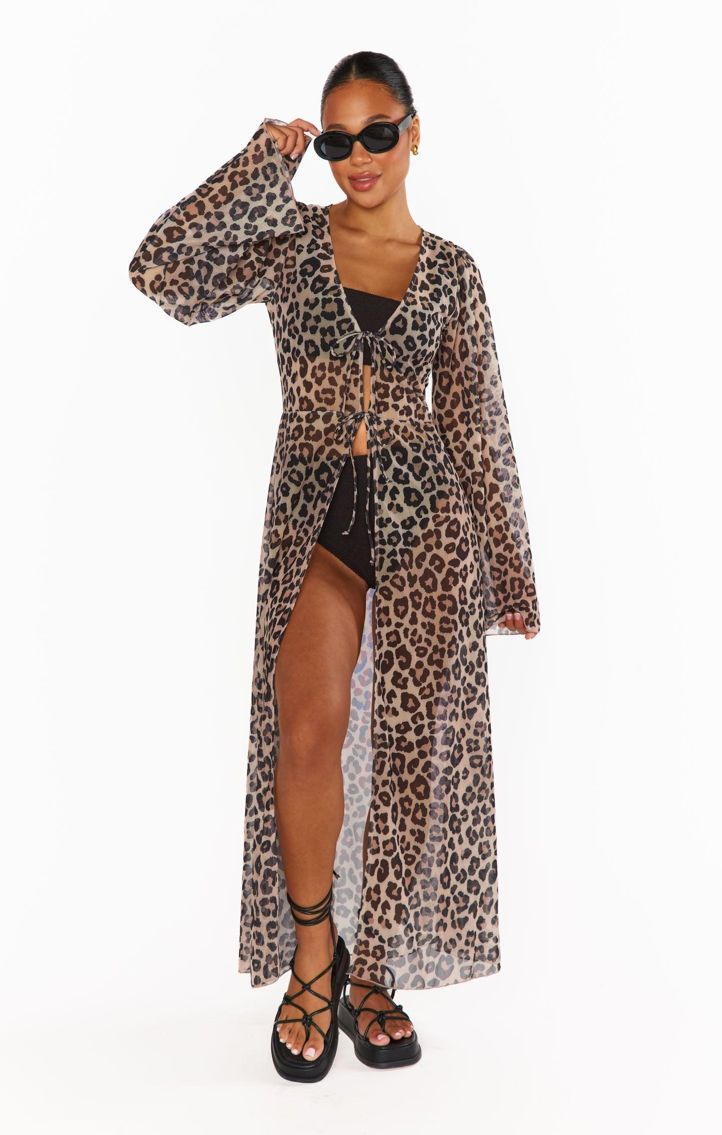 Jet Setter Robe ~ Cheetah Mesh Product Image