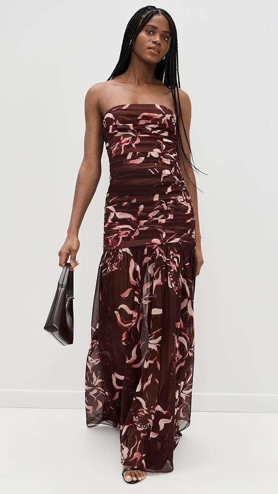 Retrofête Annalise Silk Dress | Shopbop Product Image