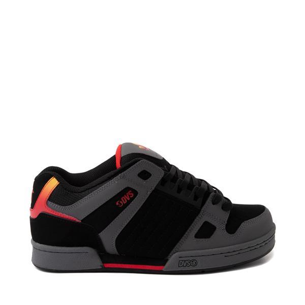 Mens DVS Celsius Skate Shoe - Charcoal / Black / Red Product Image