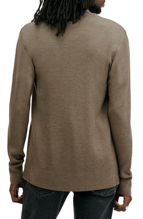 ALLSAINTS Mode Regular Fit Merino Wool Open Cardigan Sweater In Taylor Green Product Image