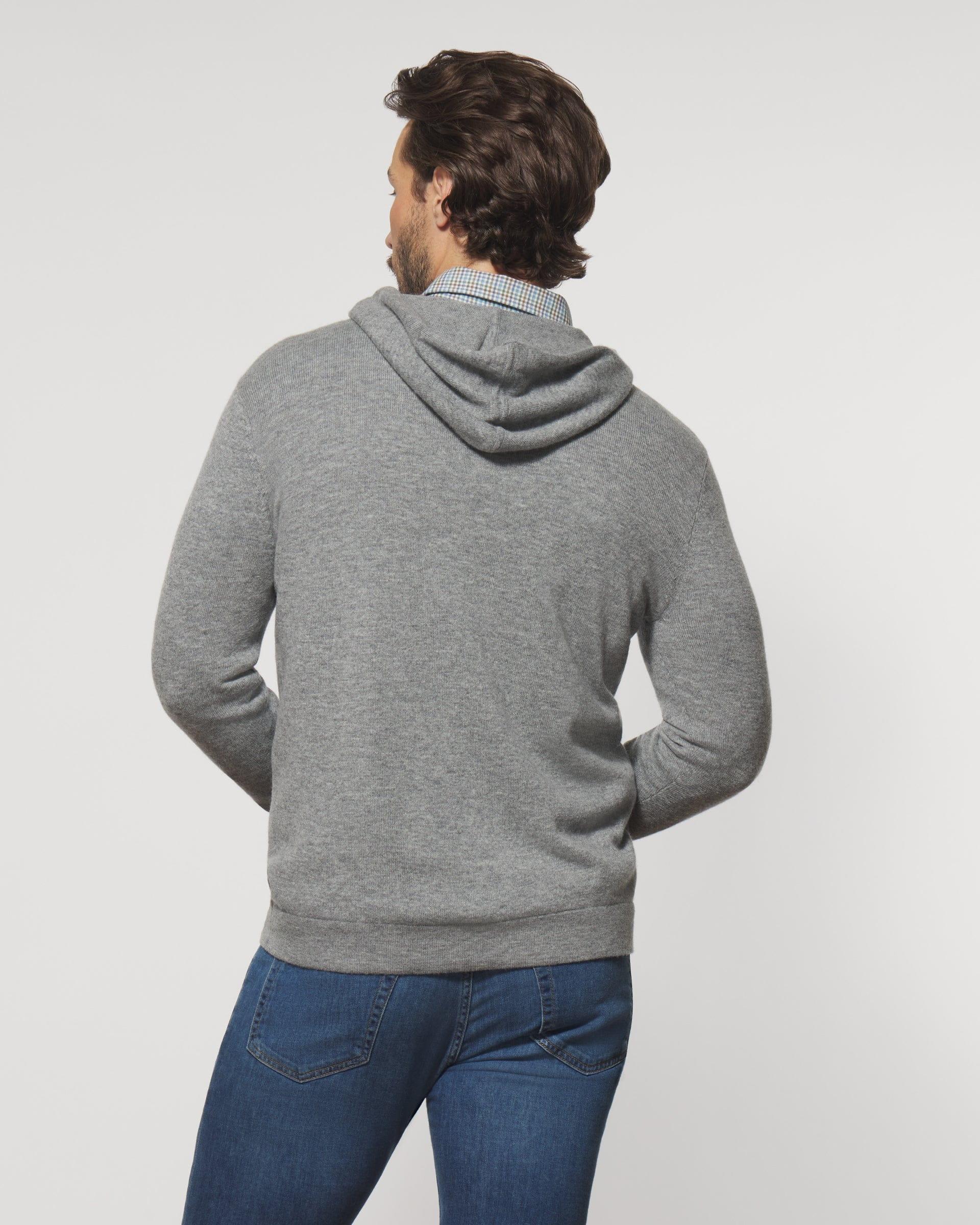 johnnie-O Mitch Wool Cashmere Blend 1/4 Zip Hoodie Product Image