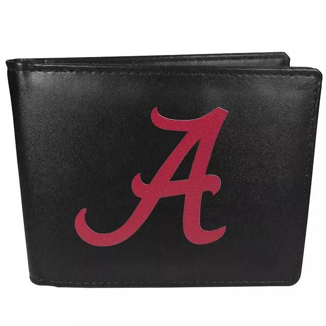 Mens Alabama Crimson Tide Leather Bi-Fold Wallet Product Image