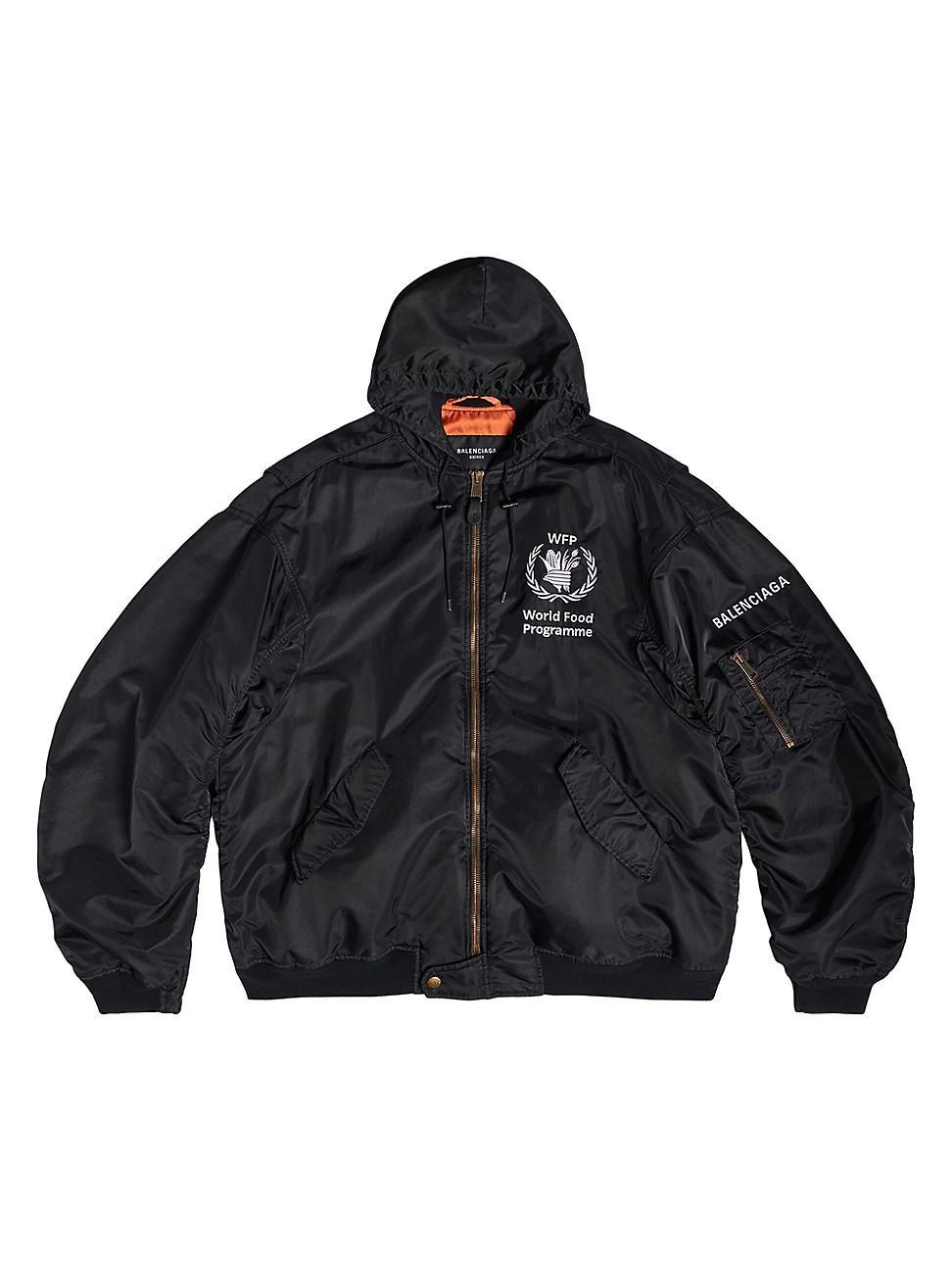 Mens WFP Light Hooded Bomber Jacket Product Image