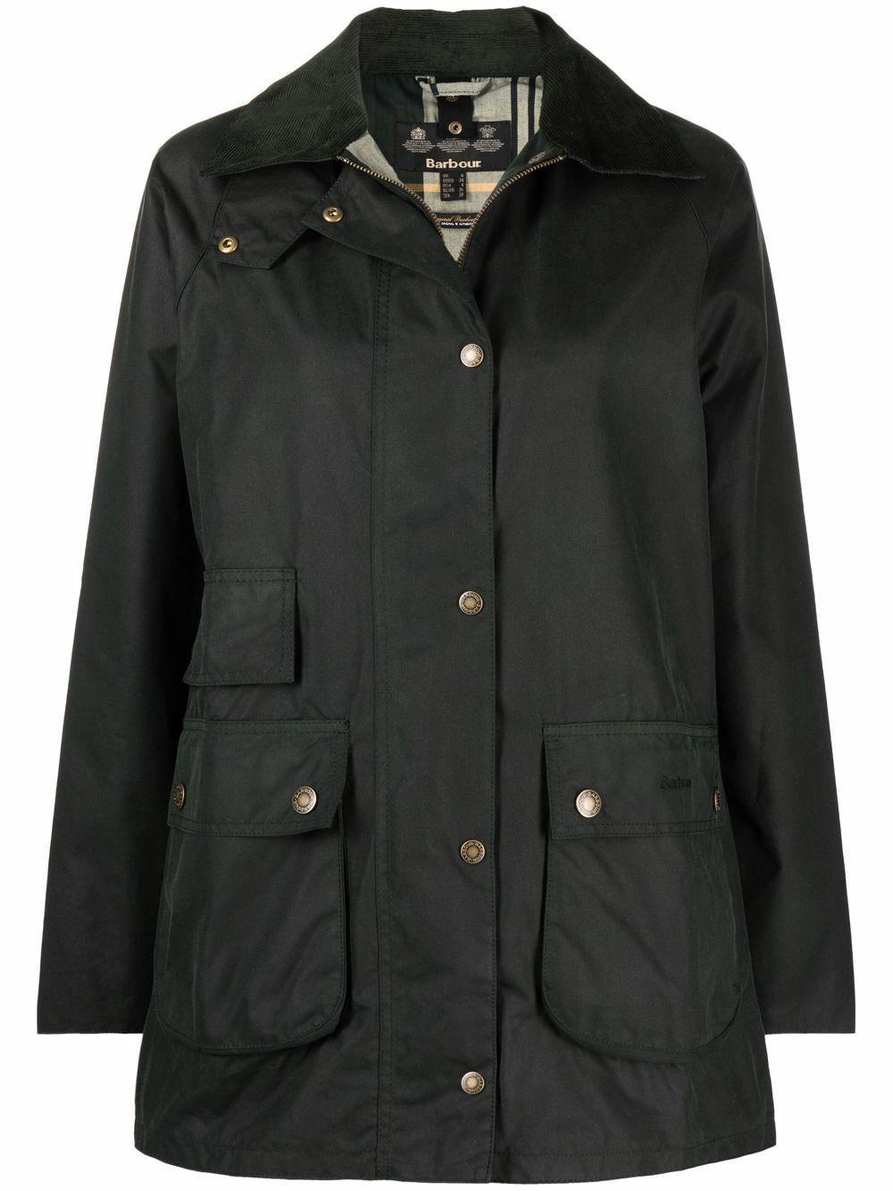 waxed cotton coat Product Image