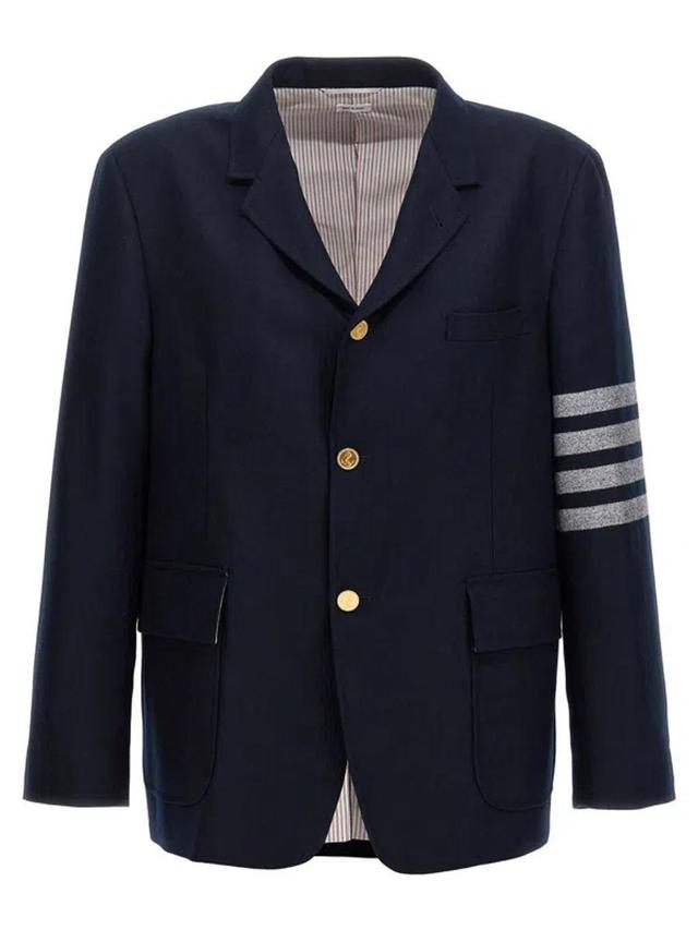 THOM BROWNE Coats & Jackets In Blue Product Image