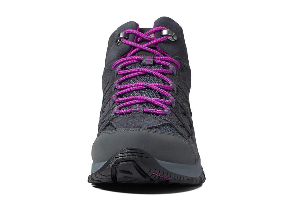 Columbia Crestwood Mid Waterproof (Graphite/Bright Plum) Women's Boots Product Image