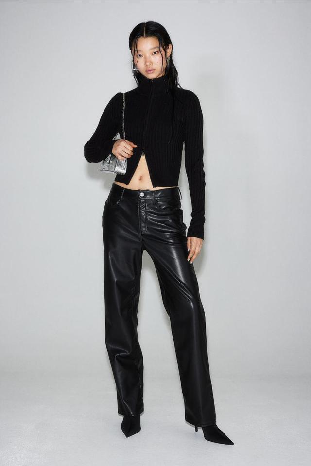 90s Straight Coated Pants Product Image