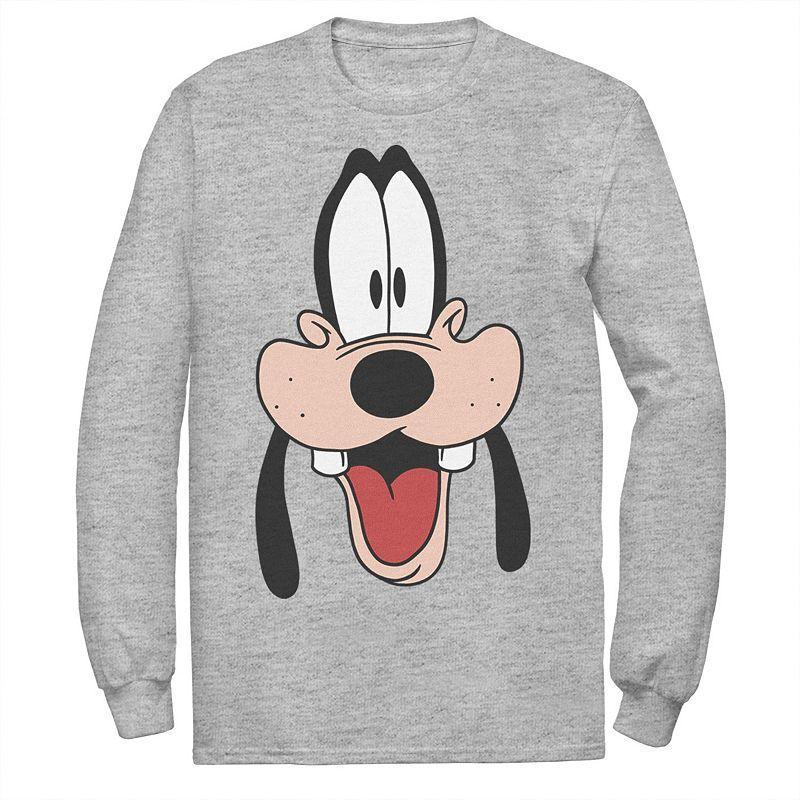 Fifth Sun A Goofy Movie Goofy Dad Big Face Mens Long Sleeve Crew Neck T-shirt Product Image