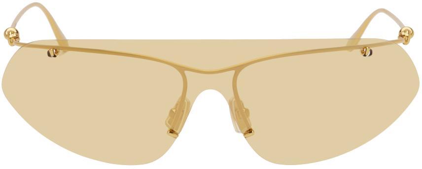 Gold Knot Sunglasses In 003 Gold Product Image