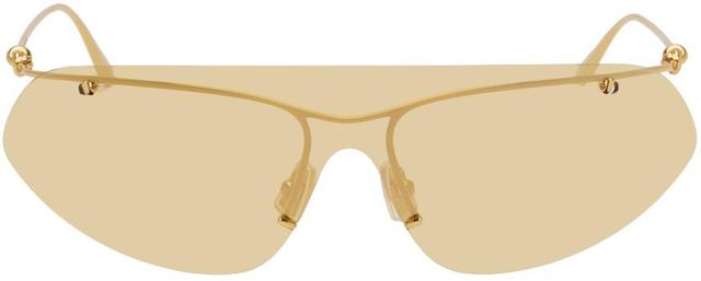 Gold Knot Sunglasses In 003 Gold Product Image