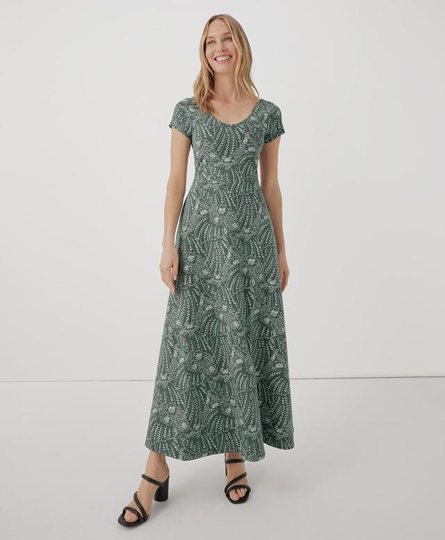 Womens Fit & Flare Crossback Maxi Dress XS Product Image