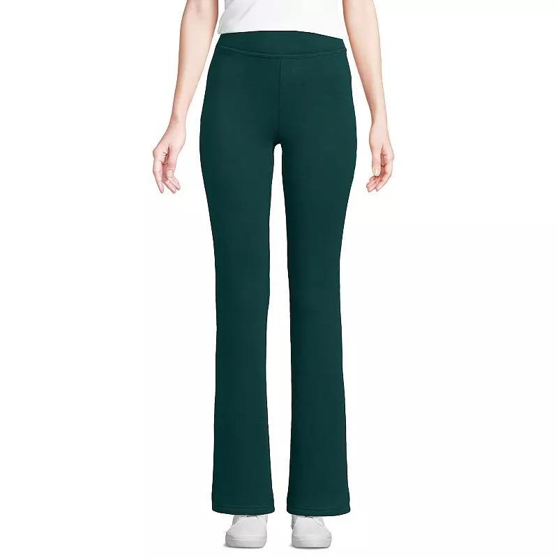 Womens Tall Lands End High Rise Serious Sweats Fleece Lined Bootcut Pants Product Image