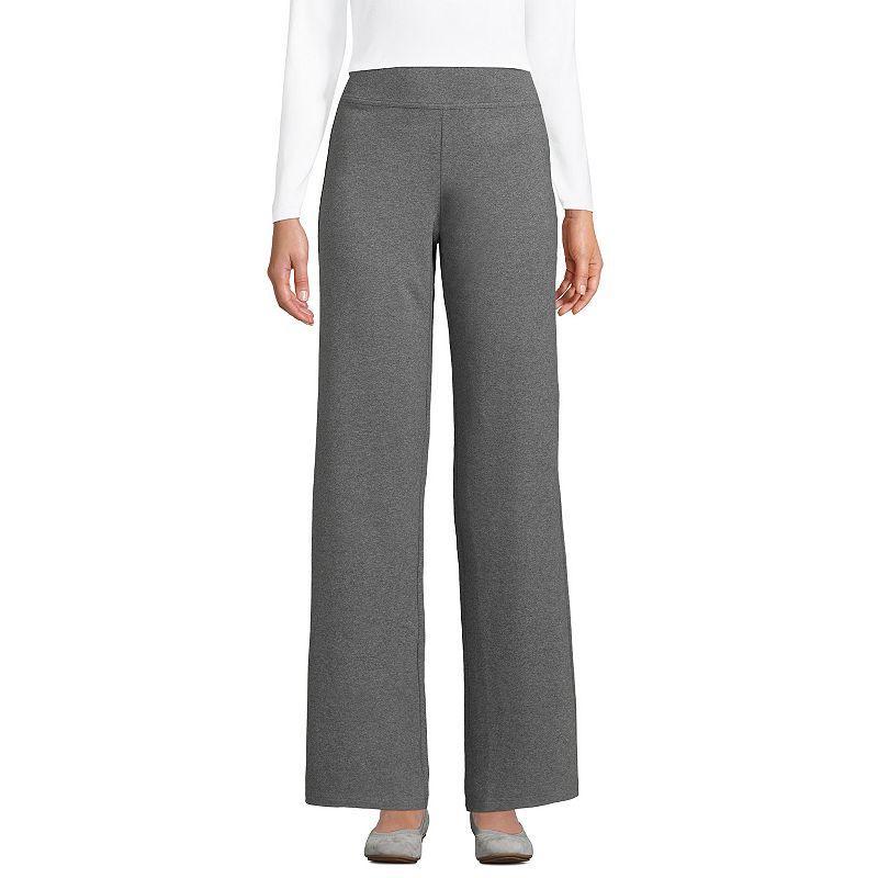 Lands End Womens Starfish Mid Rise Wide Leg Pull On Pants Product Image