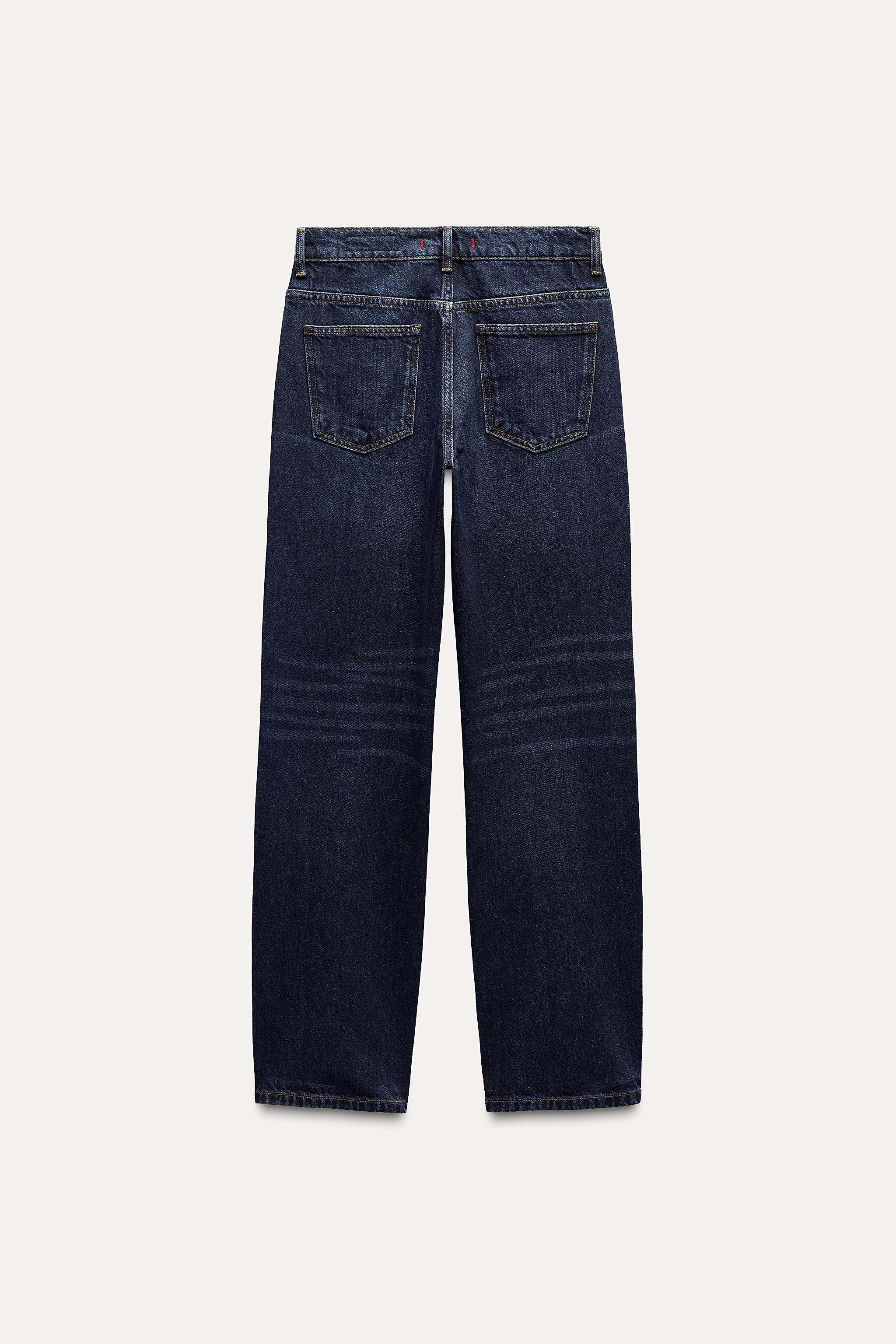 STRAIGHT CUT MID RISE JEANS ZW COLLECTION Product Image