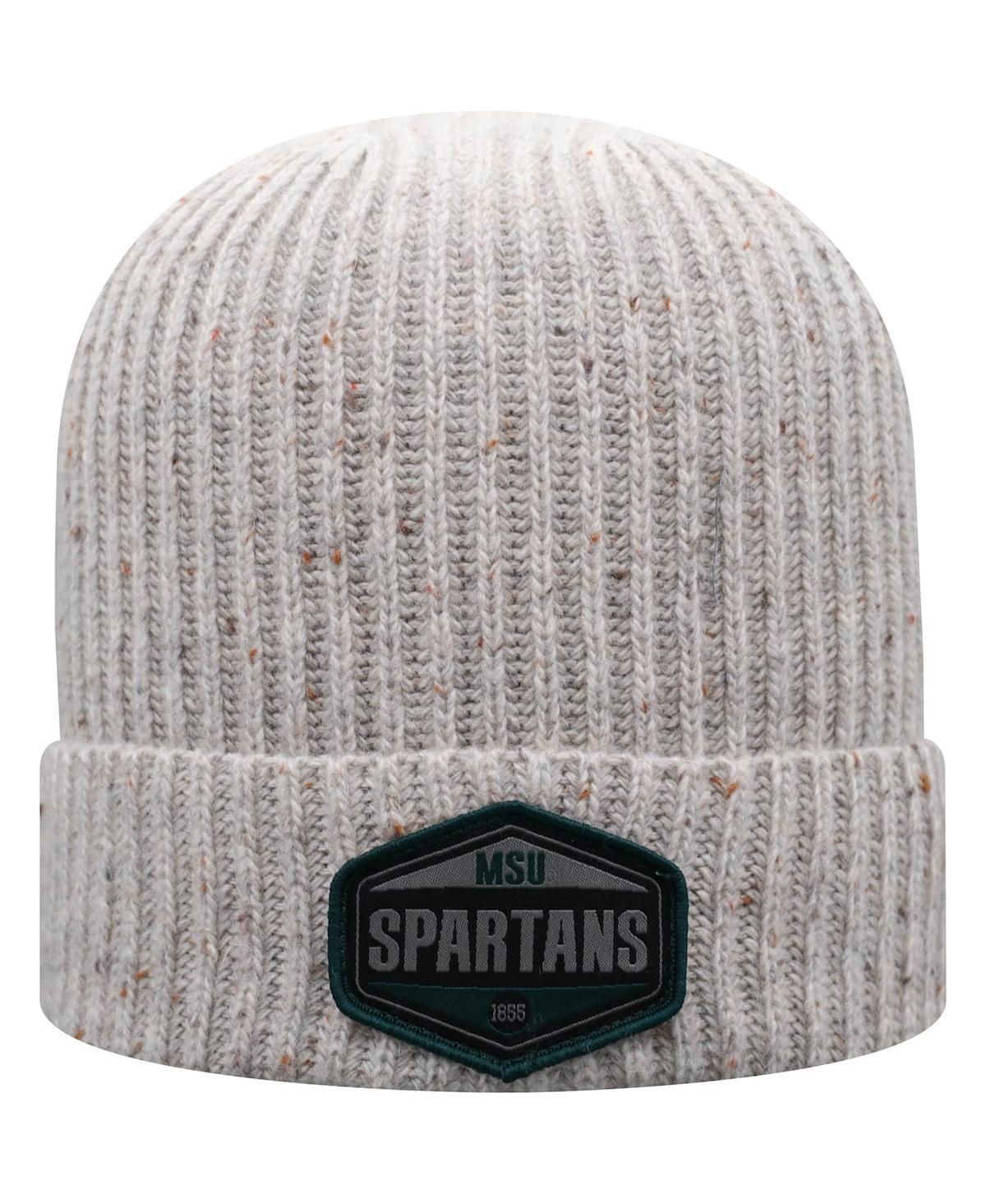 Mens Top of The World Gray Michigan State Spartans Alp Cuffed Knit Hat Product Image