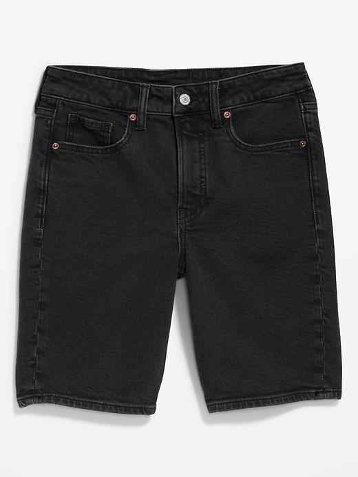 High-Waisted OG Jean Shorts -- 9-inch inseam Product Image