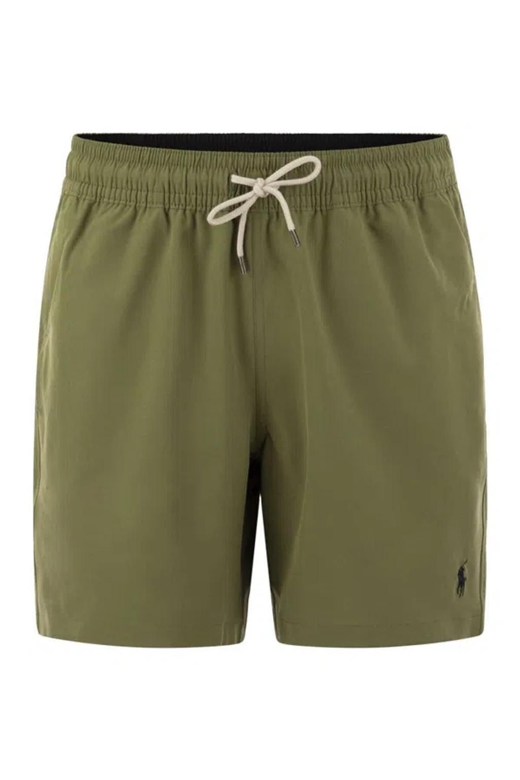 POLO RALPH LAUREN Beach Boxers In Green Product Image