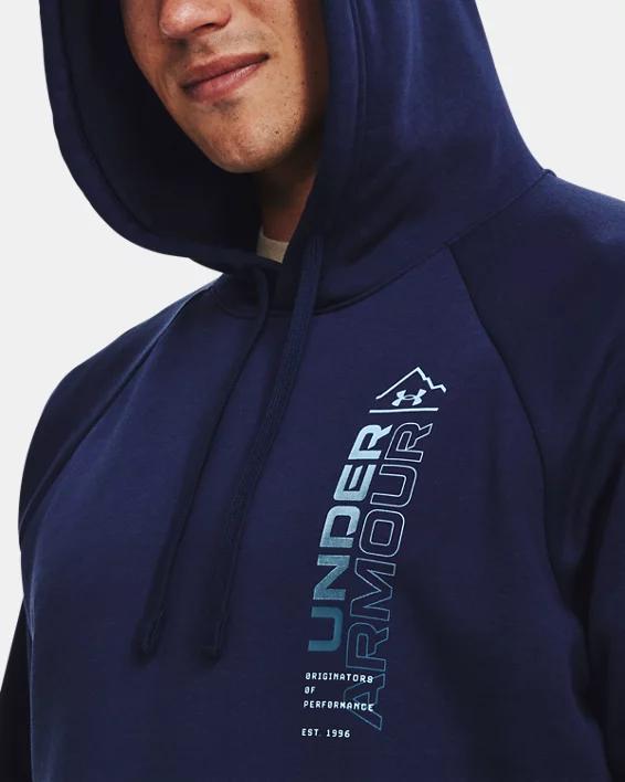 Men's UA Rival Fleece Wordmark Hoodie Product Image