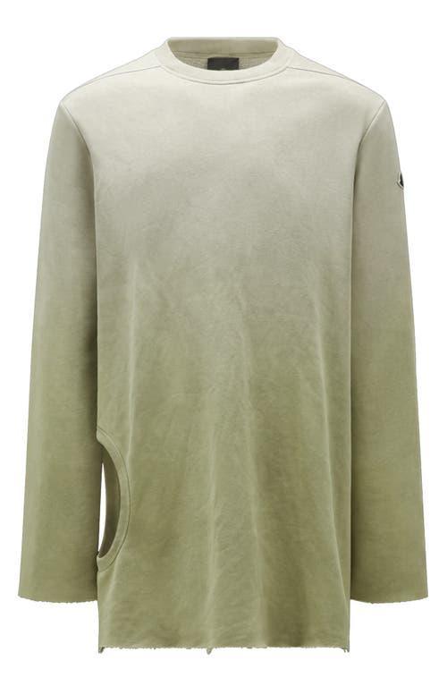 Mens Rick Owens x Moncler Subhuman Cotton Cut-Out Sweatshirt Product Image