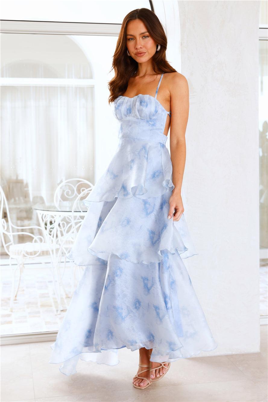 Best Personality Maxi Dress Blue Product Image