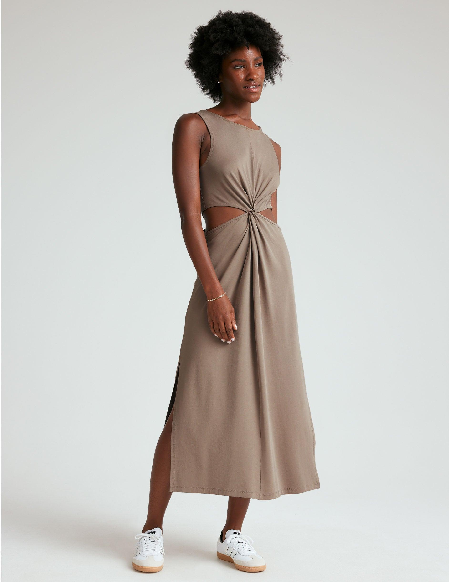 Around The World Front Twist Dress Product Image