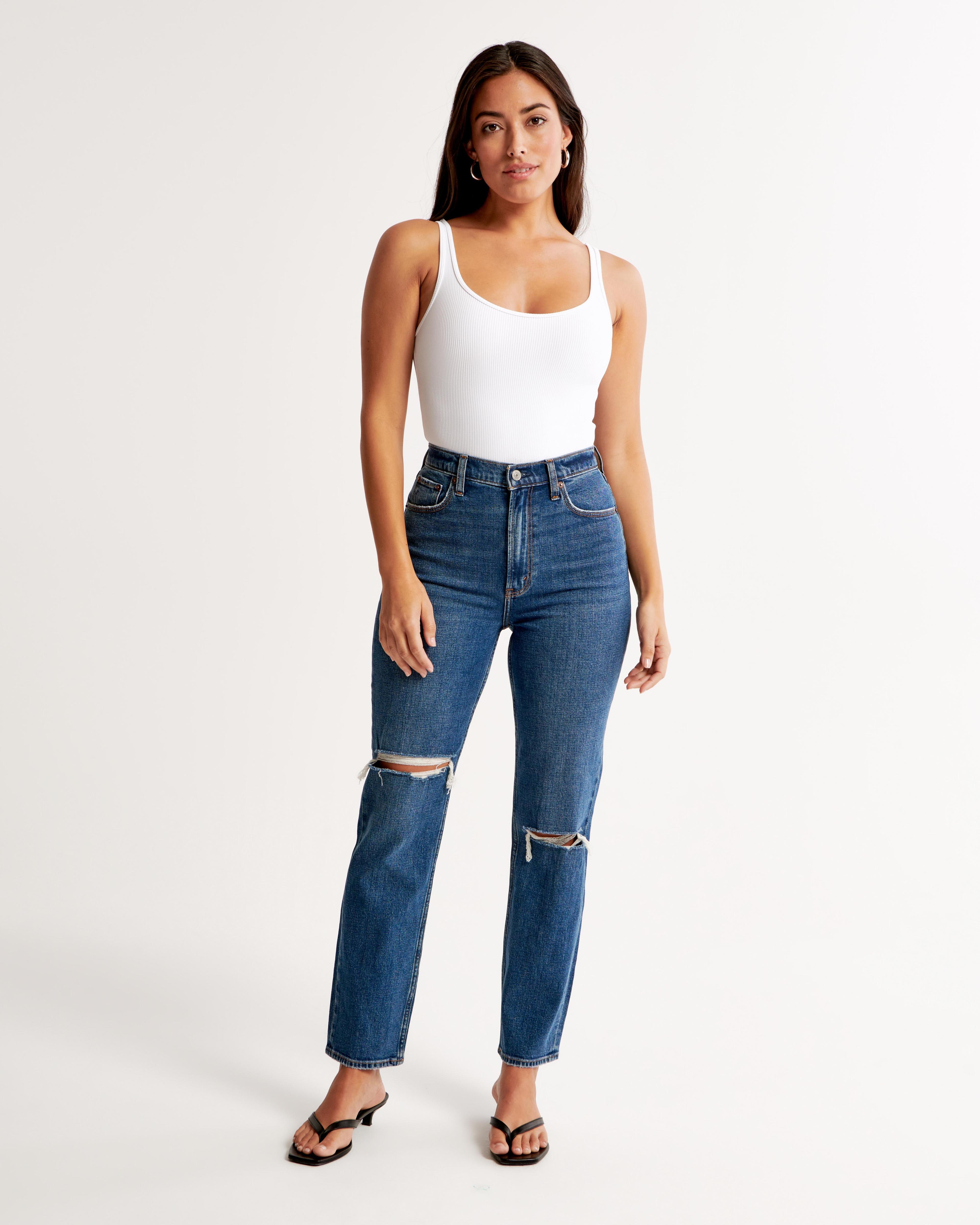 Curve Love Ultra High Rise Ankle Straight Jean Product Image