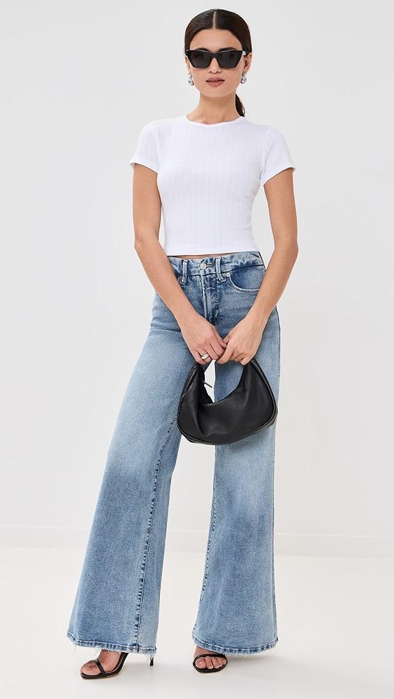 Good American Good Waist Palazzo Jeans | Shopbop Product Image