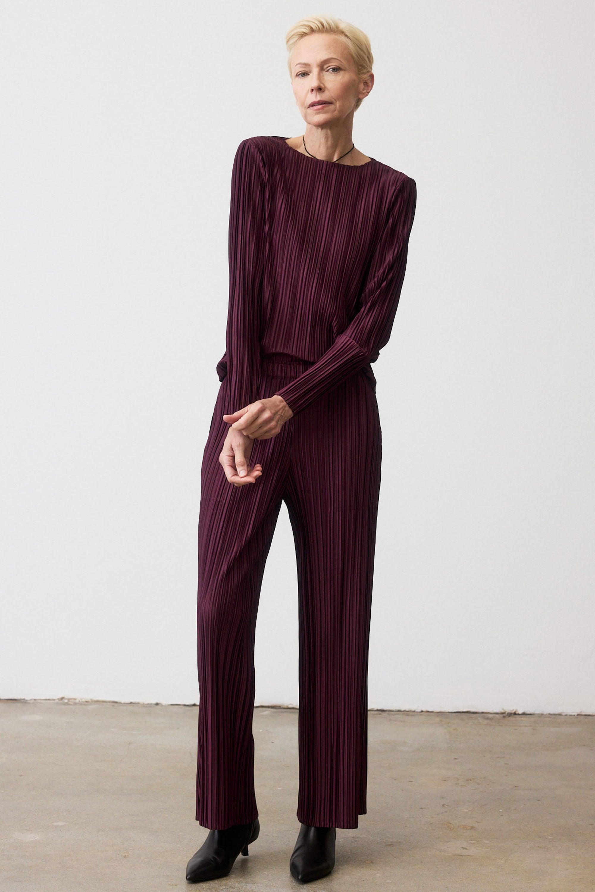 Relaxed Pleated Pants product image