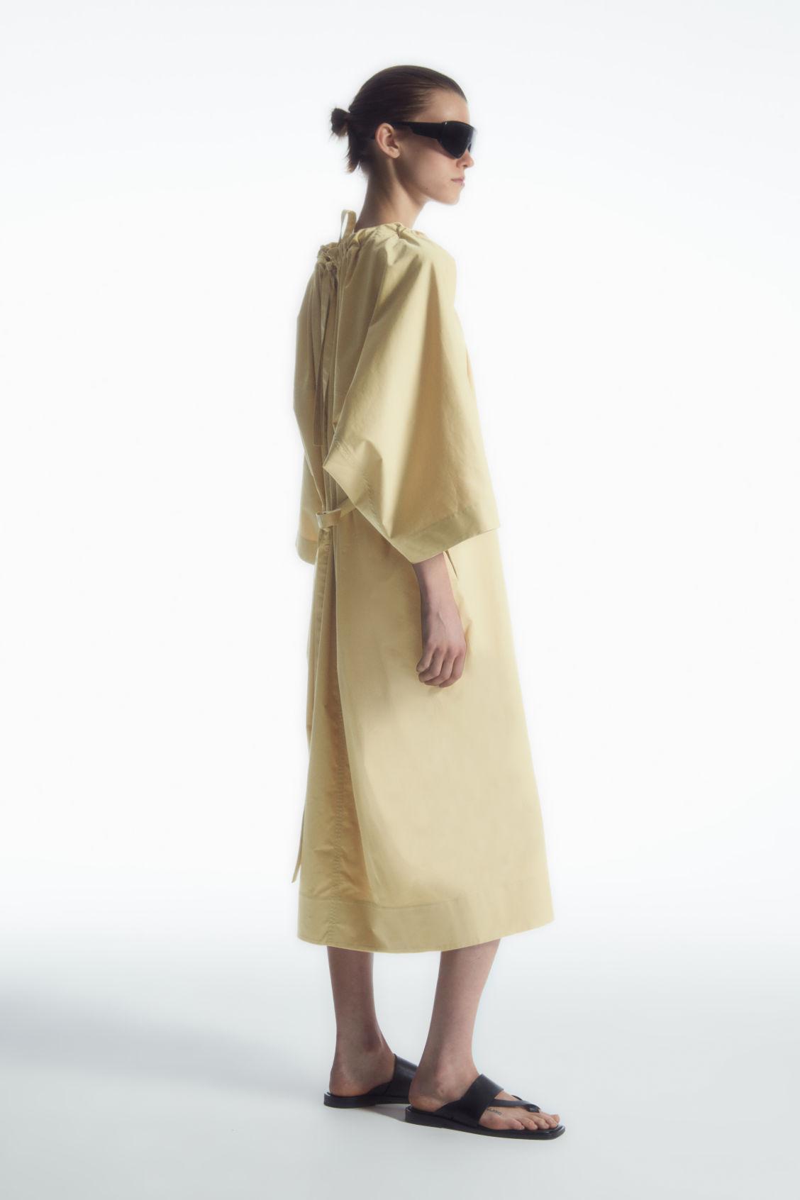 OVERSIZED COTTON MIDI DRESS Product Image