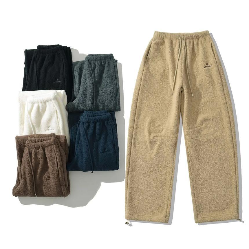 Drawstring Waist Lettering Harem Sweatpants product image