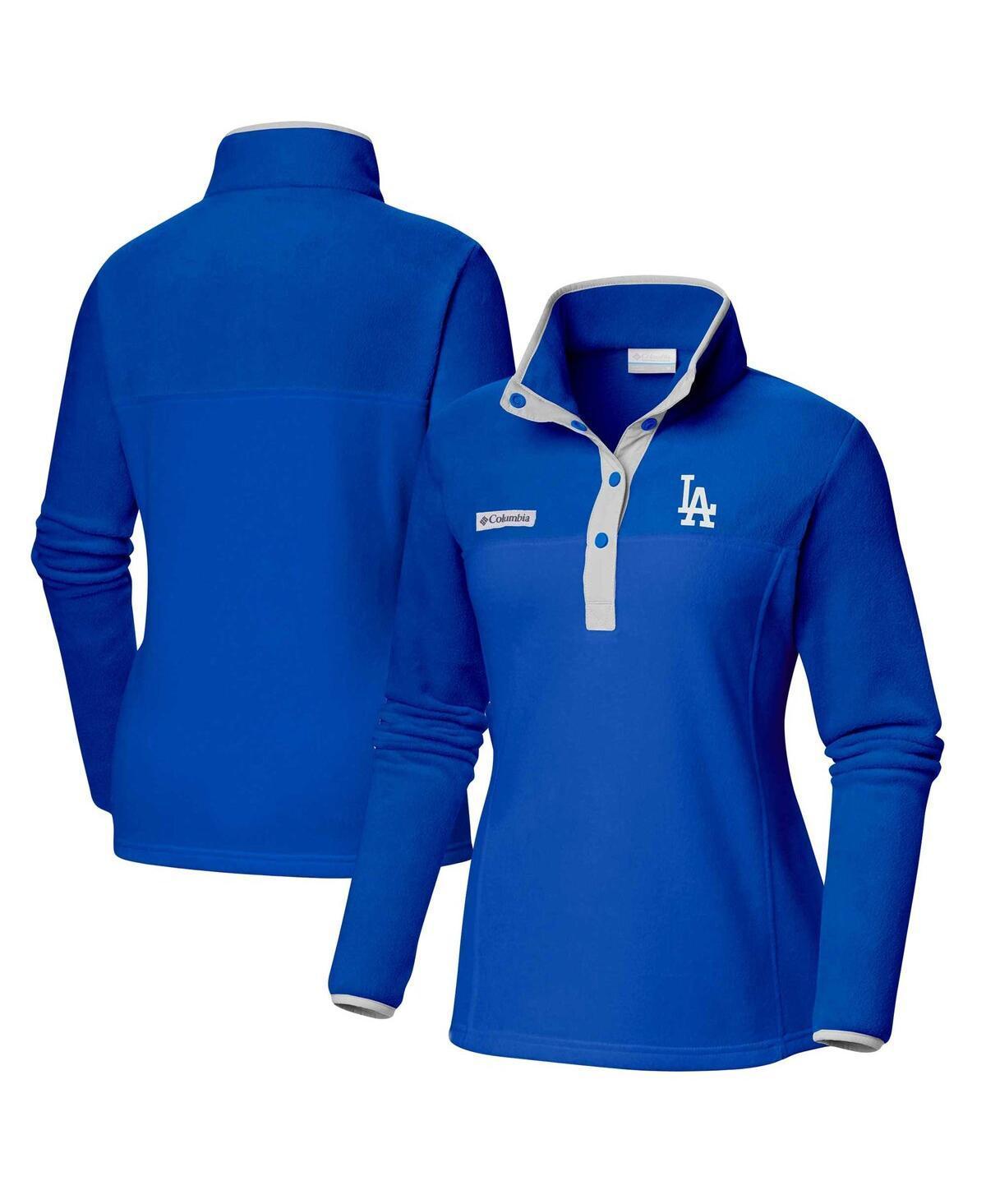 Womens Columbia Royal Los Angeles Dodgers Benton Springs Half-Snap Sweatshirt Product Image