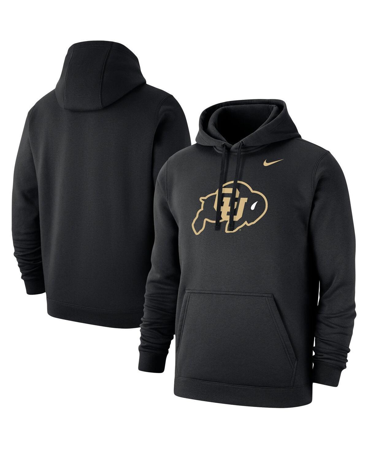 Mens Nike Black Colorado Buffaloes Logo Club Pullover Hoodie Product Image