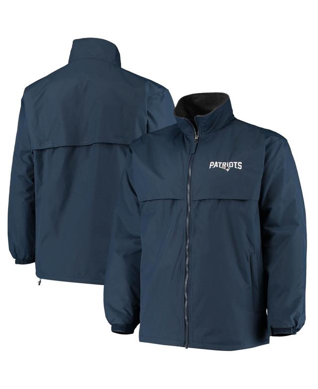 Mens Dunbrooke Navy New England Patriots Triumph Fleece Full-Zip Jacket Product Image