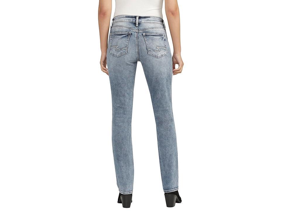 Silver Jeans Co. Elyse Mid-Rise Straight Leg Jeans L03403EDB204 (Indigo) Women's Jeans Product Image