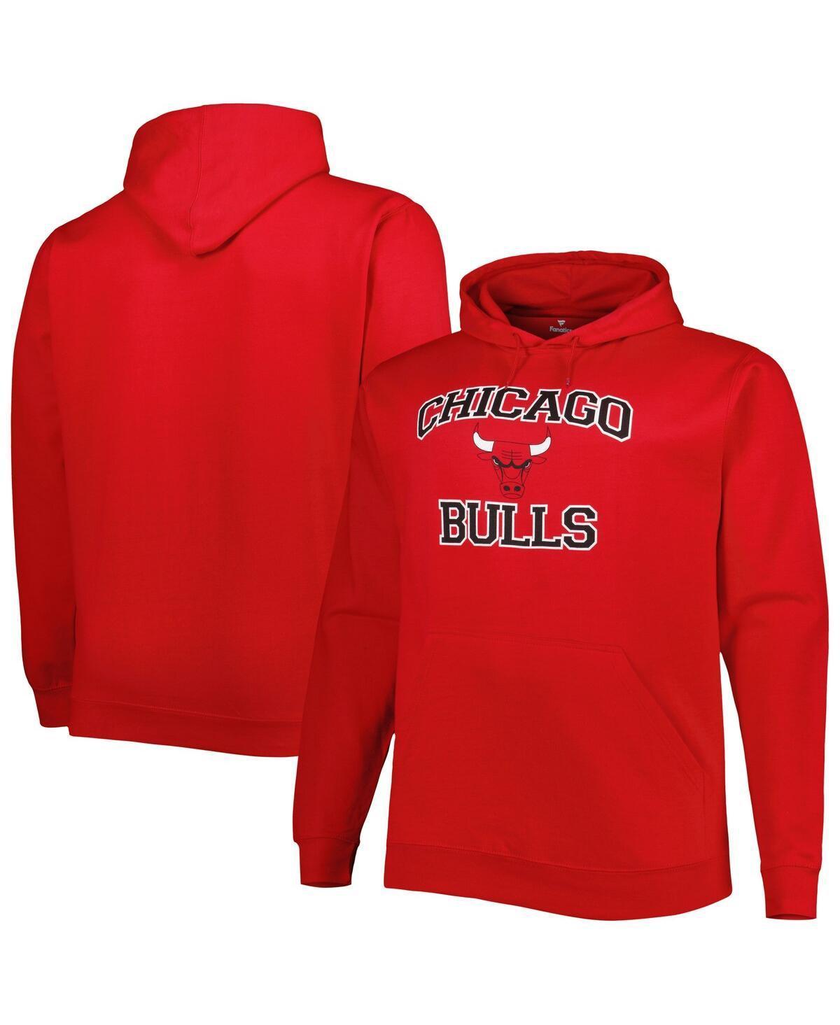 Mens Chicago Bulls Big & Tall Heart & Soul Pullover Hoodie Product Image