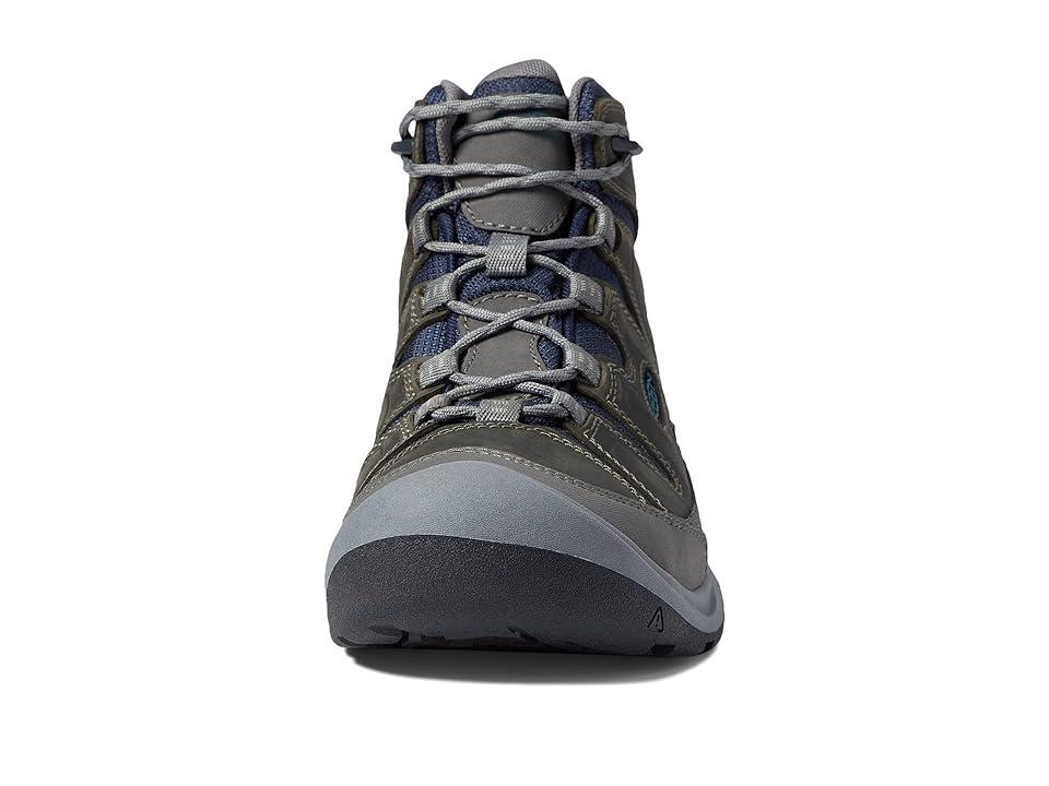 KEEN Men's Circadia Mid WP Boot Steel Grey/Legion Blue Product Image