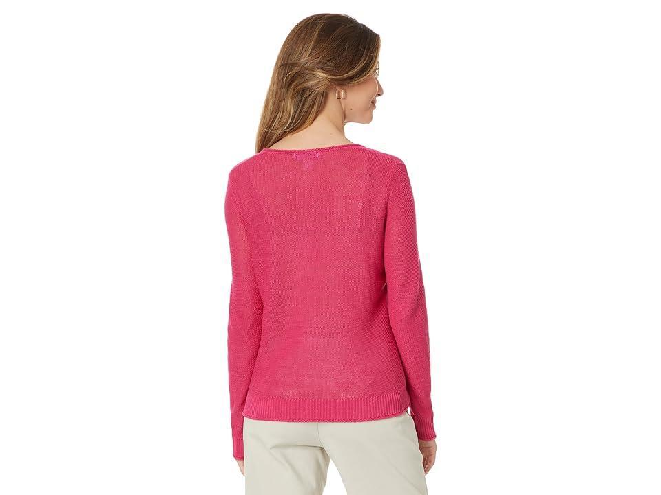 Tommy Bahama Cedar Linen LS V-Neck Women's Sweater Product Image