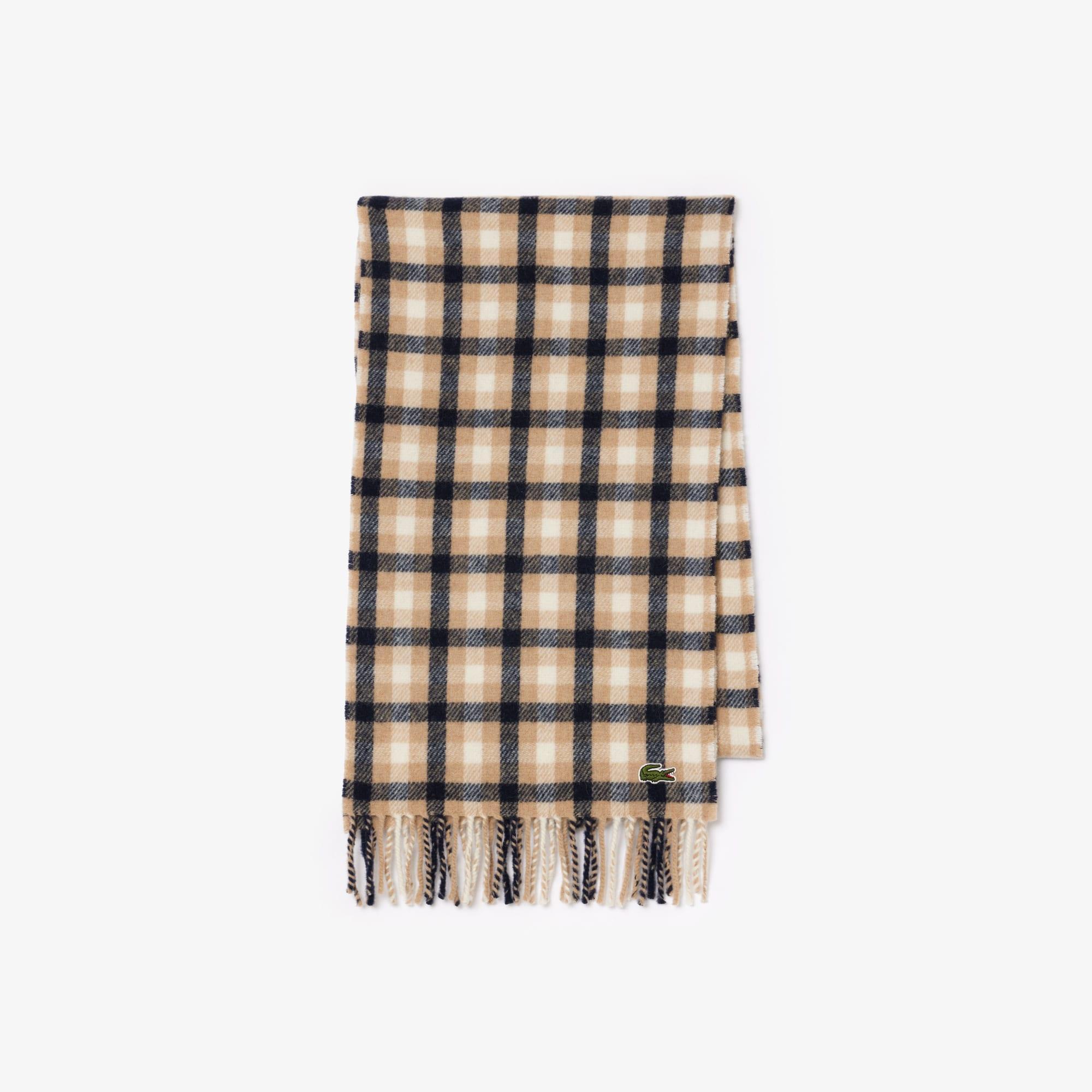 Woolen Plaid Scarf Product Image